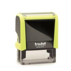 TRODAT Bélyegző, TRODAT "Printy 4911", neon citromsárga ház, fekete párnával (4911) - iroszer24