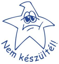 COLOP Bélyegző, motivációs, Nem készültél! , COLOP "N43-kék", kék (14031803-4308) - iroszer24