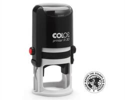 COLOP Bélyegző, kör, COLOP " Printer R 30", fekete cserepárnával (01033000) - iroszer24