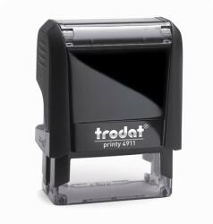 TRODAT Bélyegző, TRODAT "Printy 4911", fekete ház, fekete párnával (4911) - iroszer24