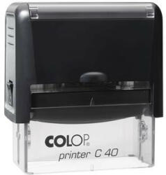 COLOP Bélyegző, COLOP "Printer C 40", kék cserepárnával (01524004/01524007) - iroszer24