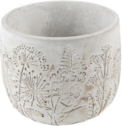 Clayre & Eef Set 2 ghivece flori ceramica bej 18x14 cm (6TE0403M)