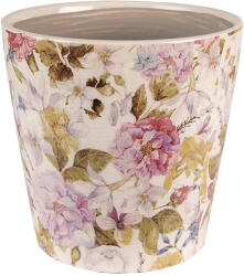 Clayre & Eef Set 2 ghivece flori ceramica Spring 14x13 cm (6CE1562S)