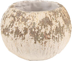Clayre & Eef Ghiveci ceramica bej maro 18x13 cm (6MG0018)