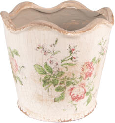 Clayre & Eef Ghiveci flori ceramica Flowers 18x17 cm (6CE1537L)