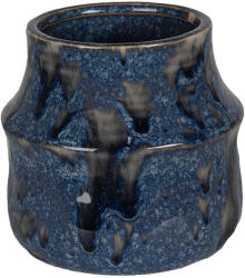 Clayre & Eef Set 2 ghivece flori ceramica albastra 12x11 cm (6CE1573S)