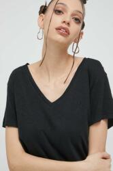Superdry t-shirt női, fekete - fekete M - answear - 10 190 Ft