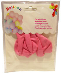 Balloon Lufi rózsaszín 25 cm, 6 db/csomag