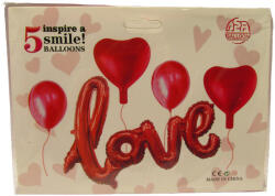 ASA Balloon LOVE lufiszett 5 db/csomag