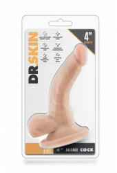 Blush Novelties Dildo Dr. Skin 4 Inch Mini Cock Beige Dildo