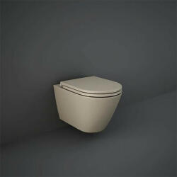 RAK Ceramics Capac WC, RAK, Feeling, cu soft close si quick release, cappuccino mat (RSTSC3901514) - e-baie