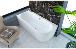 Kolpa San Cada asimetrica, Kolpasan, Dream-SP-D, cu montaj pe dreapta, 180 x 80 cm, alb (574370) - e-baie