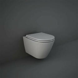 RAK Ceramics Capac WC, RAK, Feeling, cu soft close si quick release, gri mat (RSTSC3901503)