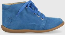 Pom D'api gyerek félcipő velúrból - kék 24 - answear - 22 990 Ft