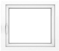 WindowMAG Fereastra PVC termopan, 4 camere, alb, 56 x 56 cm, dubla deschidere, dreapta