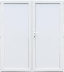 WindowMAG Usa din PVC cu panel PVC , 6 camere, Alb, 200×210, Prag PVC, Dreapta