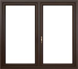 WindowMAG Fereastra PVC termopan, 4 camere, mahon, 146 x 116 cm, fix + dubla deschidere, dreapta