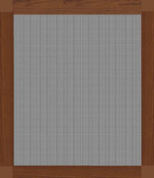 WindowMAG Plasa insecte aluminiu, Nuc, 79×43 cm oscilanta
