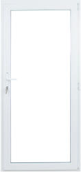 WindowMAG Usa din PVC cu geam termopan 3/3 tip 3, 4 camere, prag aluminiu, dreapta , alb , 98 x 200 cm