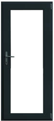 WindowMAG Usa din PVC cu geam termopan 3/3, 4 camere, Gri antracit, 98×198, Prag PVC, Dreapta