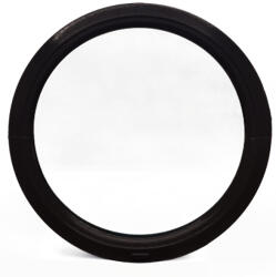 WindowMAG Fereastra PVC termopan tip hublou, 4 camere, back brown, 90 x 90 cm, fix
