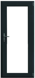 WindowMAG Usa din PVC cu geam termopan 3/3 tip 3, 4 camere, prag aluminiu, dreapta , gri antracit , 98 x 200 cm