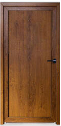 WindowMAG Usa din PVC cu panel tip 5, 6 camere, prag aluminiu, stanga , stejar auriu , 98 x 190 cm
