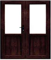 WindowMAG Usa din PVC cu geam termopan 2/3, 4 camere, Mahon, 180×210, Prag PVC, Stanga