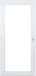 WindowMAG Usa din PVC cu geam termopan 3/3 tip 3, 4 camere, prag aluminiu, stanga , alb , 88 x 190 cm