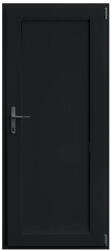 WindowMAG Usa din PVC cu panel PVC , 4 camere, Black Brown, 98×198, Prag Aluminiu, Dreapta