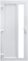 WindowMAG Usa din PVC cu geam termopan, montant vertical 1/3 tip 4, 6 camere, prag aluminiu, stanga , alb , 78 x 190 cm