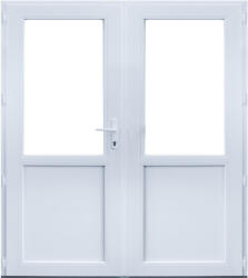 WindowMAG Usa din PVC cu geam termopan 2/3, 4 camere, Alb, 180×210, Prag PVC, Stanga