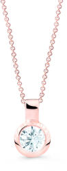 Cutie Jewellery Pandantiv minimalist din aur roz Z8005-40-10-X-4
