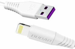 Dudao kábel USB / Lightning kábel, 5A, 1m, fehér (L2L-1m-white) (L2L-1m-white) - kulsoaksi