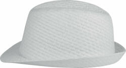 K-UP Uniszex sapka K-UP KP612 Retro panama - Style Straw Hat -57, White