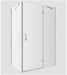 Omnires Cabina de dus dreptunghiulara cu usa cu balamale Omnires Manhattan transparent 90x100 cm (MH9010CRTR) - neakaisa
