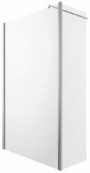 Omnires Paravan de dus tip Walk-in cu perete lateral Omnires Marina transparent 90 cm (MA9030CRTR) - neakaisa
