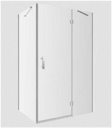 Omnires Cabina de dus dreptunghiulara cu usa cu balamale Omnires Manhattan transparent 110x80 cm (MH1180CRTR) - neakaisa