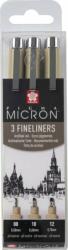 Sakura Pigma Micron Fineliner Műszaki tollak Black 3 db (POXSDK3A)
