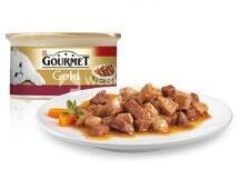 Gourmet Gold Cubulețe în sos 85 g pui, inimă și ficat