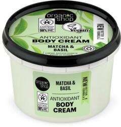 Organic Shop Cremă de corp „Matcha și busuioc - Organic Shop Antioxidant Body Cream Matcha and Basil 250 ml
