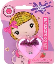 Chlapu Chlap Luciu de buze Inimă cu aromă de căpșună - Chlapu Chlap Lip Balm 10 ml