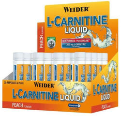 Weider L-Carnitine Liquid - Folyékony L-karnitin (20 x 25ml, Őszibarack)