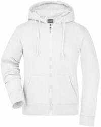 James & Nicholson (Daiber) Női cipzáros kapucnis felső JN053 - Fehér | M (1-JN053-149875)