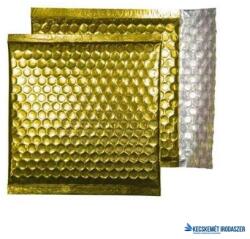BLAKE Légpárnás tasak, CD, 165x165 mm, BLAKE, csillogó arany (BMBGOL165) - kecskemetirodaszer
