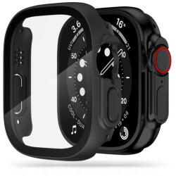 Tech-Protect Defense 360 Apple Watch Ultra (49 mm) előlap, fekete-átlátszó - tok-store
