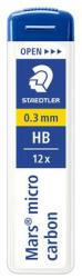 STAEDTLER Grafitbél, HB, 0, 3 mm, STAEDTLER "Mars Micro Carbon 250 (250 03-HB) - iroszer24