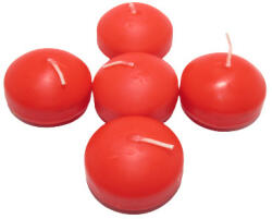 GYD Úszógyertya piros színű 5 db/csomag 4, 5 cm X 3, 3 cm