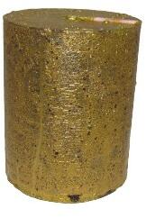 GYD Gyertya rusztikus adventi arany színű 4 cm X 5 cm, 4db/csomag