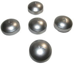 GYD Úszógyertya metál ezüst színű 5 db/csomag 4, 5 cm X 3, 3 cm